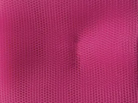 Barbie Pink Plain Net Fabric (Wholesale)