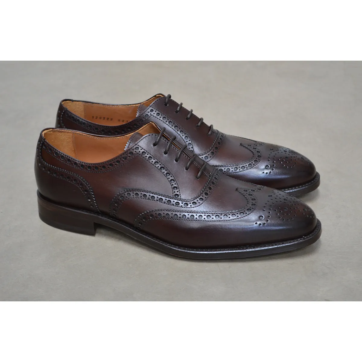 Berwick 1707 Brogue (5215) - Moka