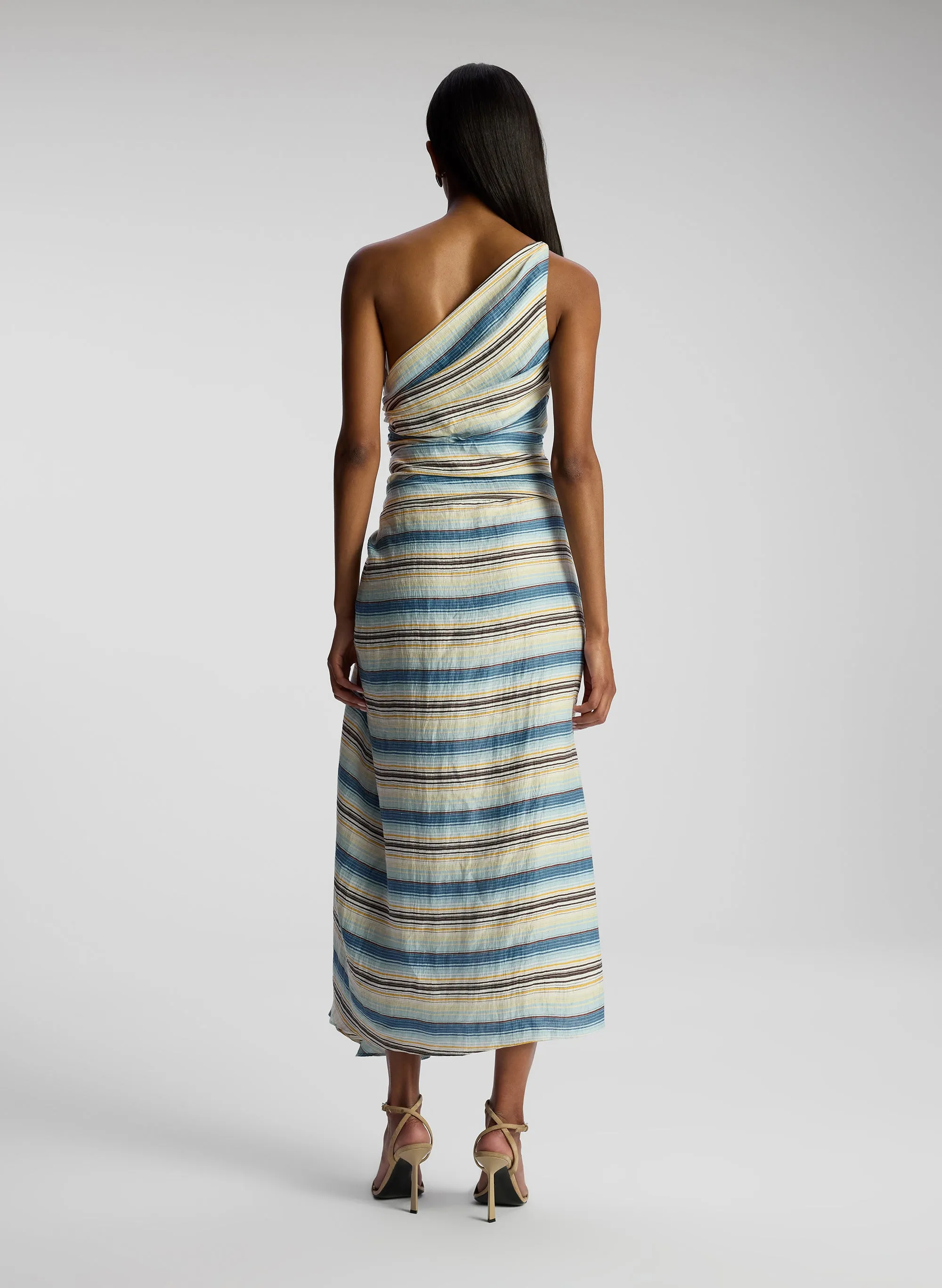 Carolyn Linen Midi Dress