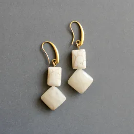 David Aubrey Jewelry - ISLE13 White and cream earrings