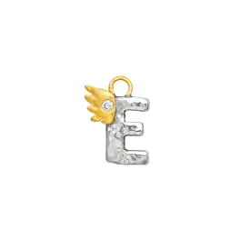 E With Diamond Charm