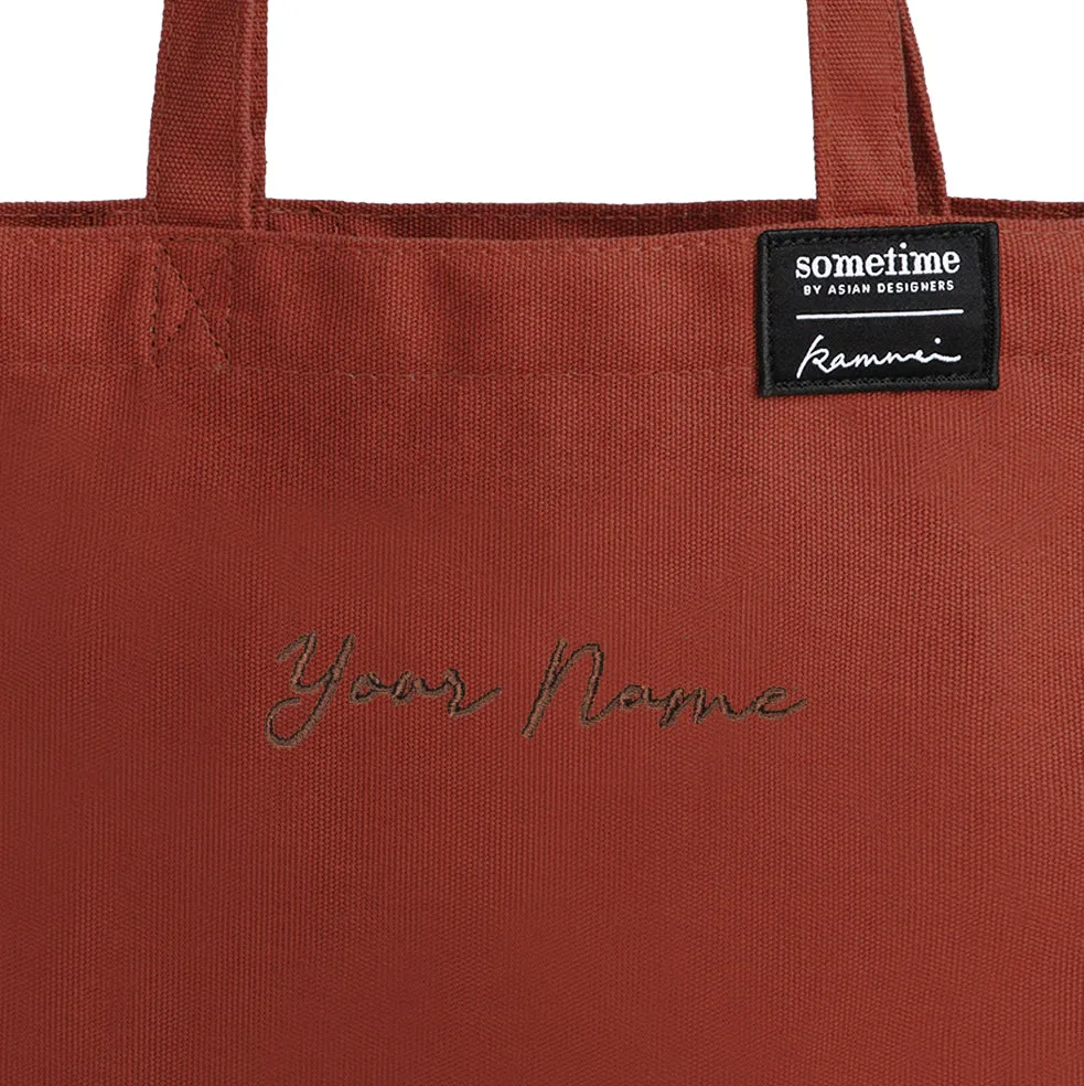 Furry Tote 36 - Terracotta