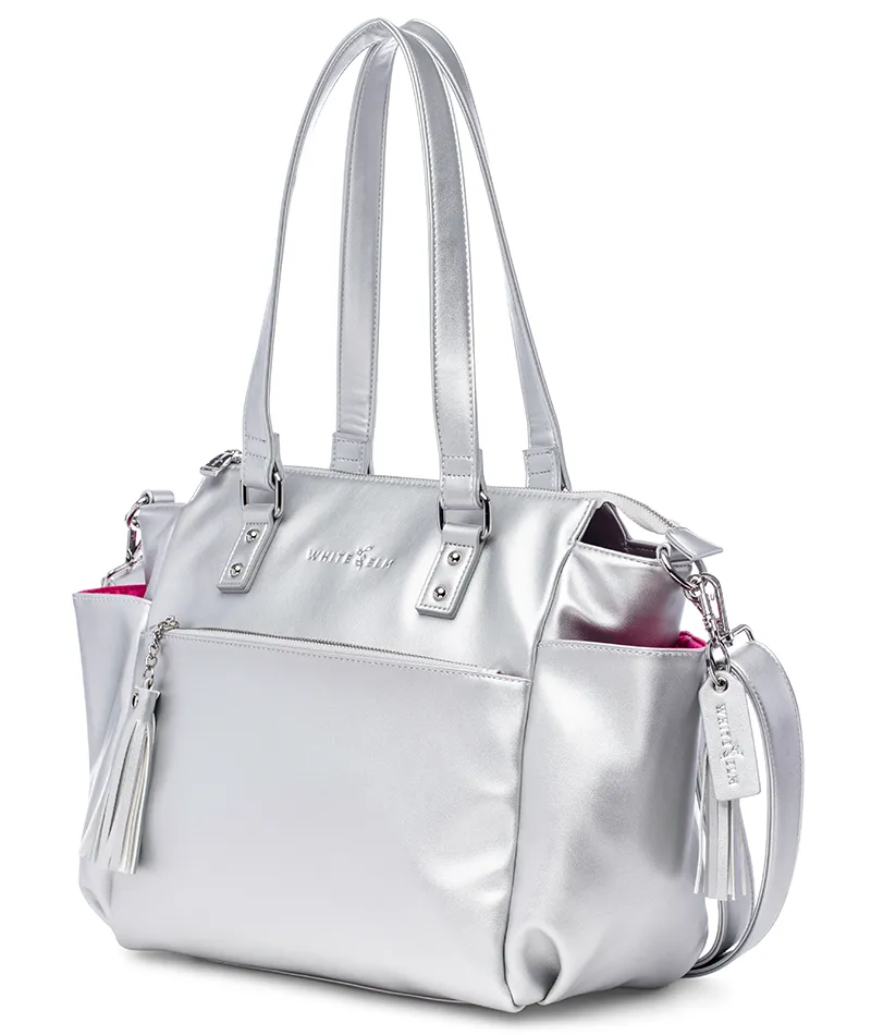 Gemini Mini Convertible Backpack - Silver Metallic - [OUTLET FINAL SALE]