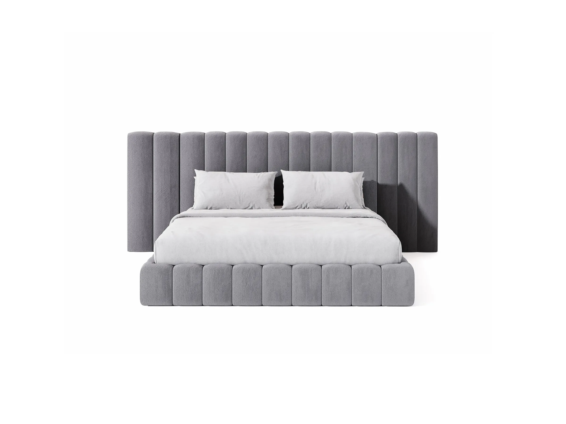 Ington storage bed with headboard extensions