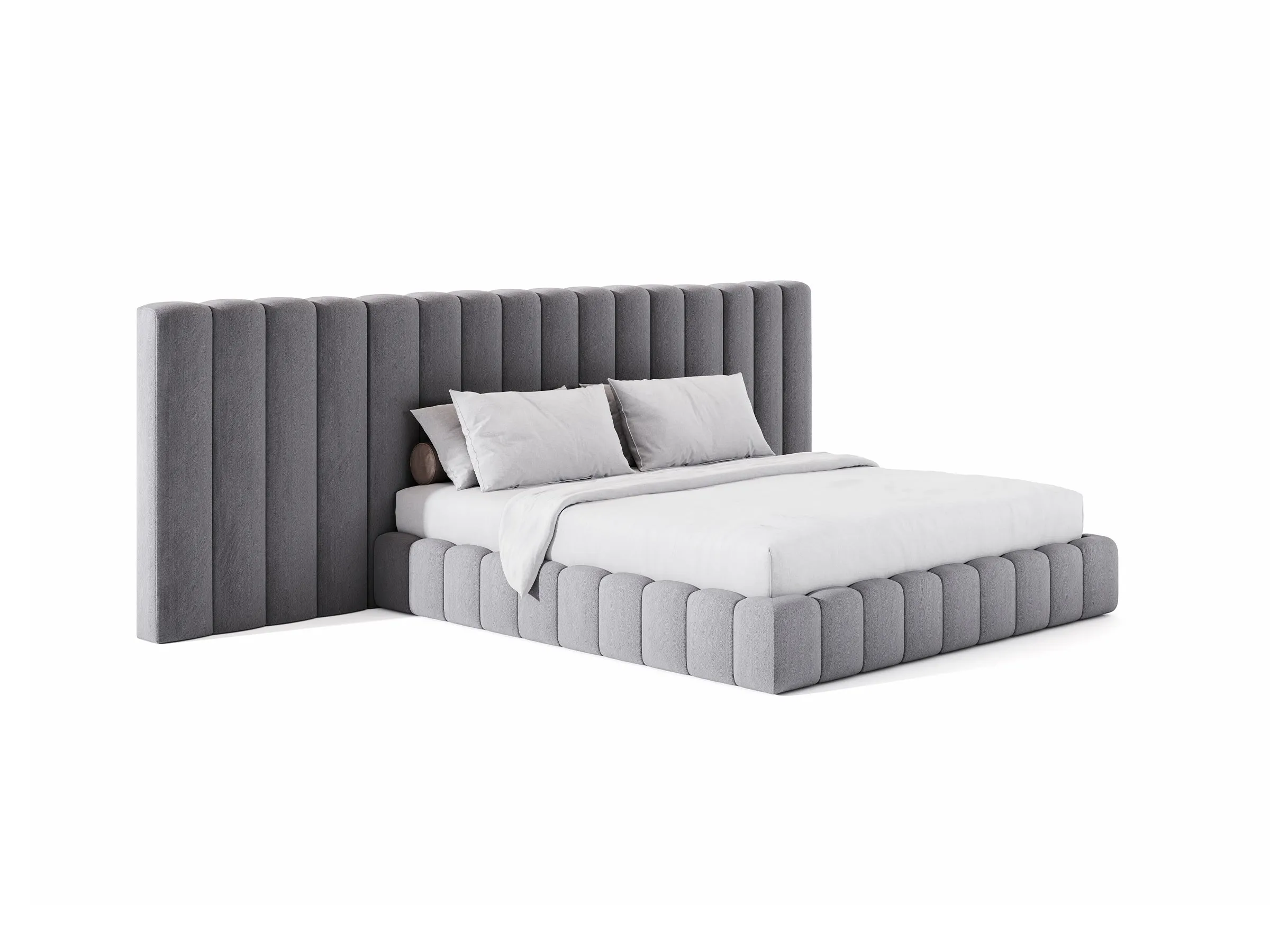 Ington storage bed with headboard extensions