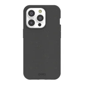 iPhone 14 Pro Pela Compostable Eco-Friendly Classic Case - Black - 15-10631