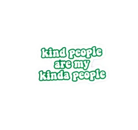 Kind People  Sticker