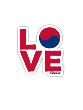 Korea Love Sticker