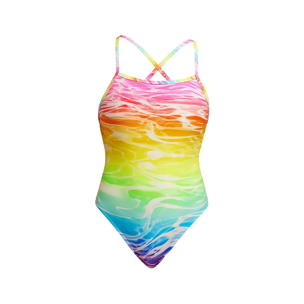 LADIES LAKE ACID TIE ME TIGHT ONE PIECE