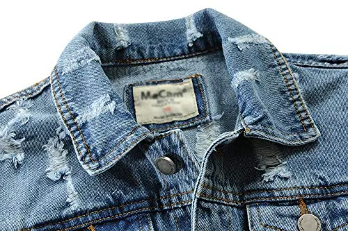 LAPLBEKE Jungen Jeansjacke