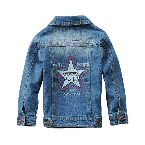 LAPLBEKE Jungen Jeansjacke