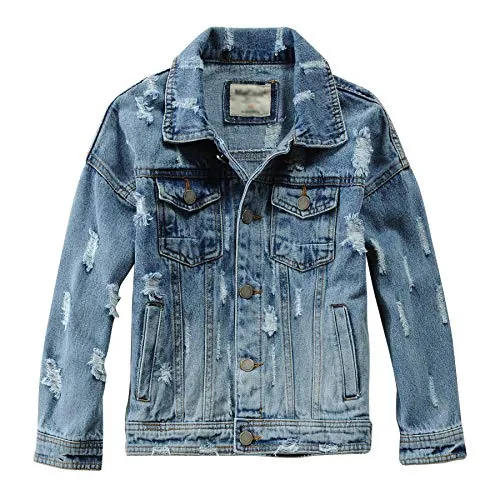 LAPLBEKE Jungen Jeansjacke