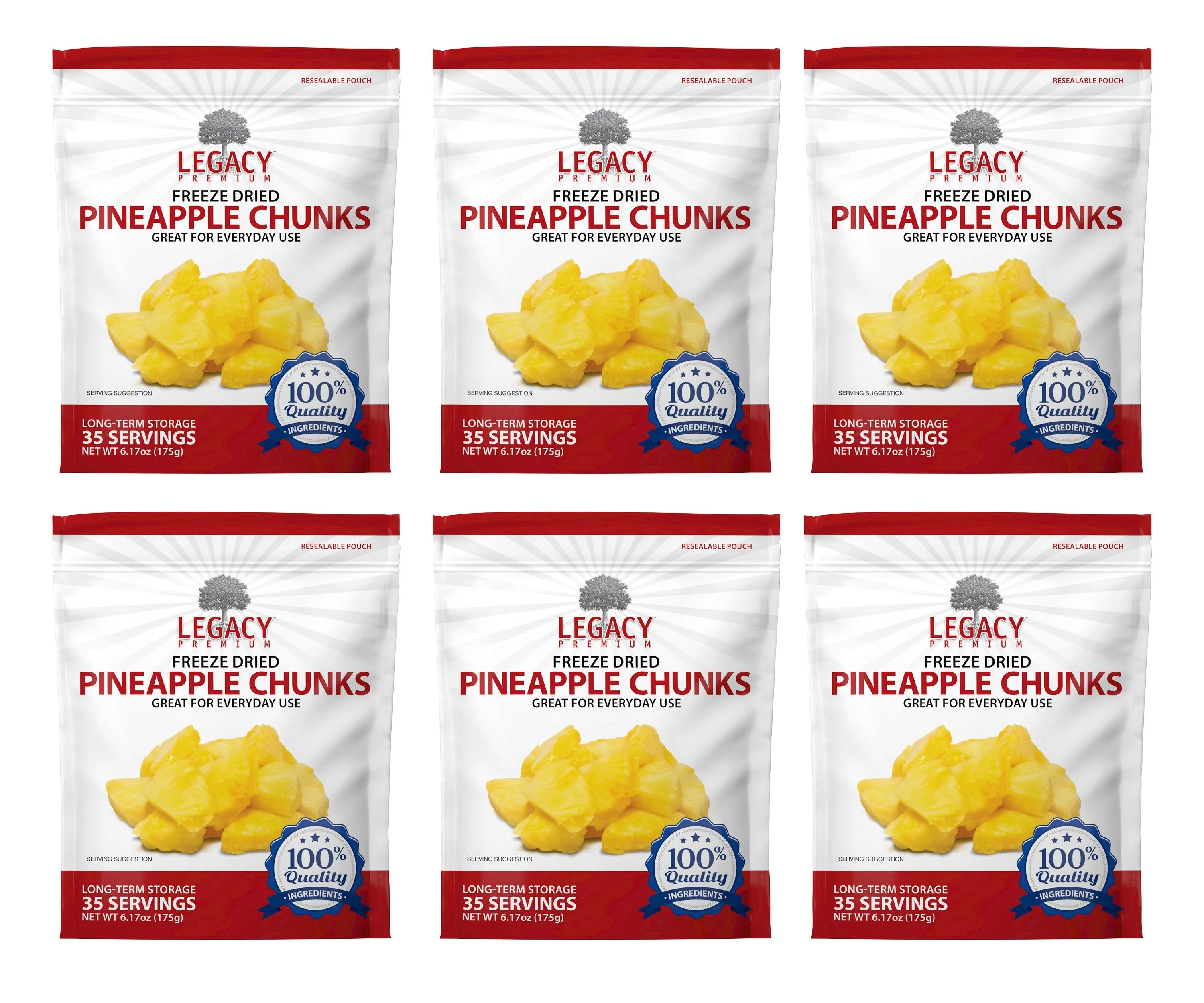 Legacy Freeze Dried Fruit - Pineapple