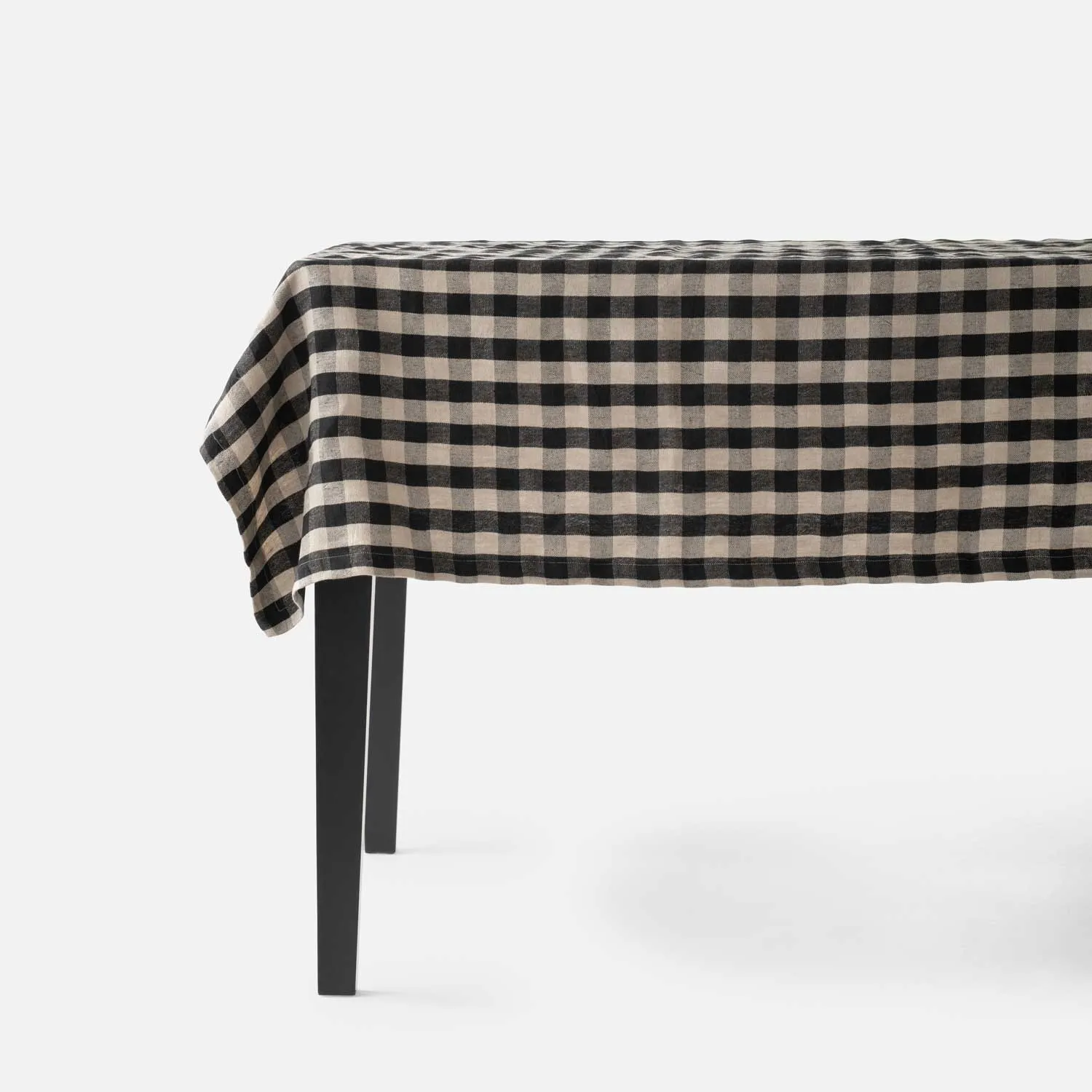 Linen Check Tablecloth