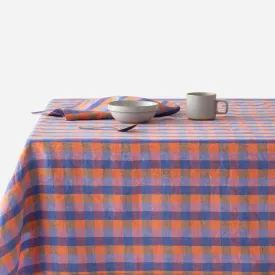 Linen Check Tablecloth