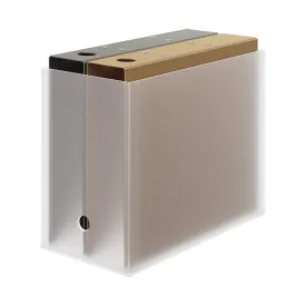 PP File Box - Clear A4 Wide