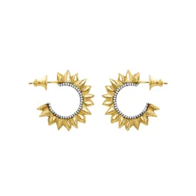 Solar Flare Hoop Earrings