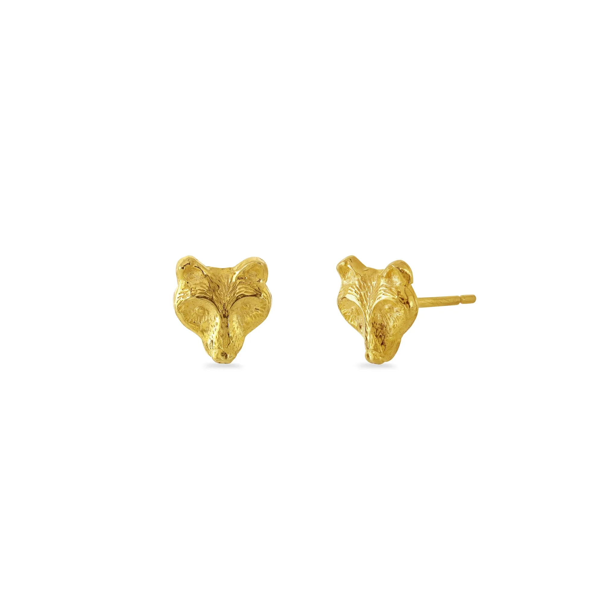 Spirit Wolf Stud Earrings