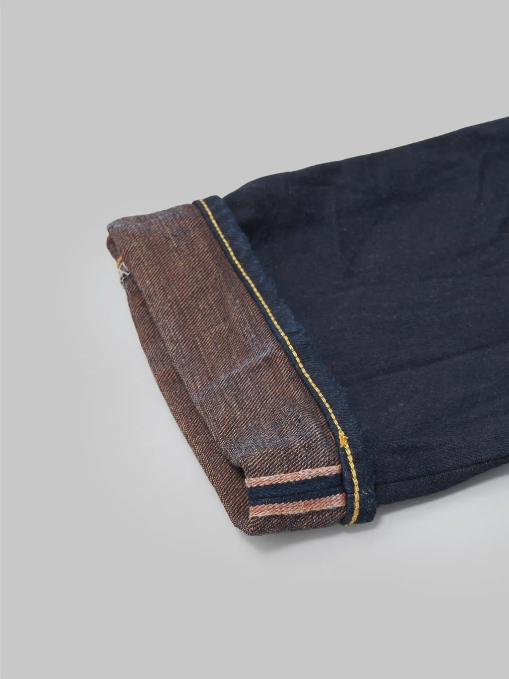 Studio D'artisan D1879 15oz "Aishibuzome" Natural Indigo x Kakishibu Regular Straight Jeans