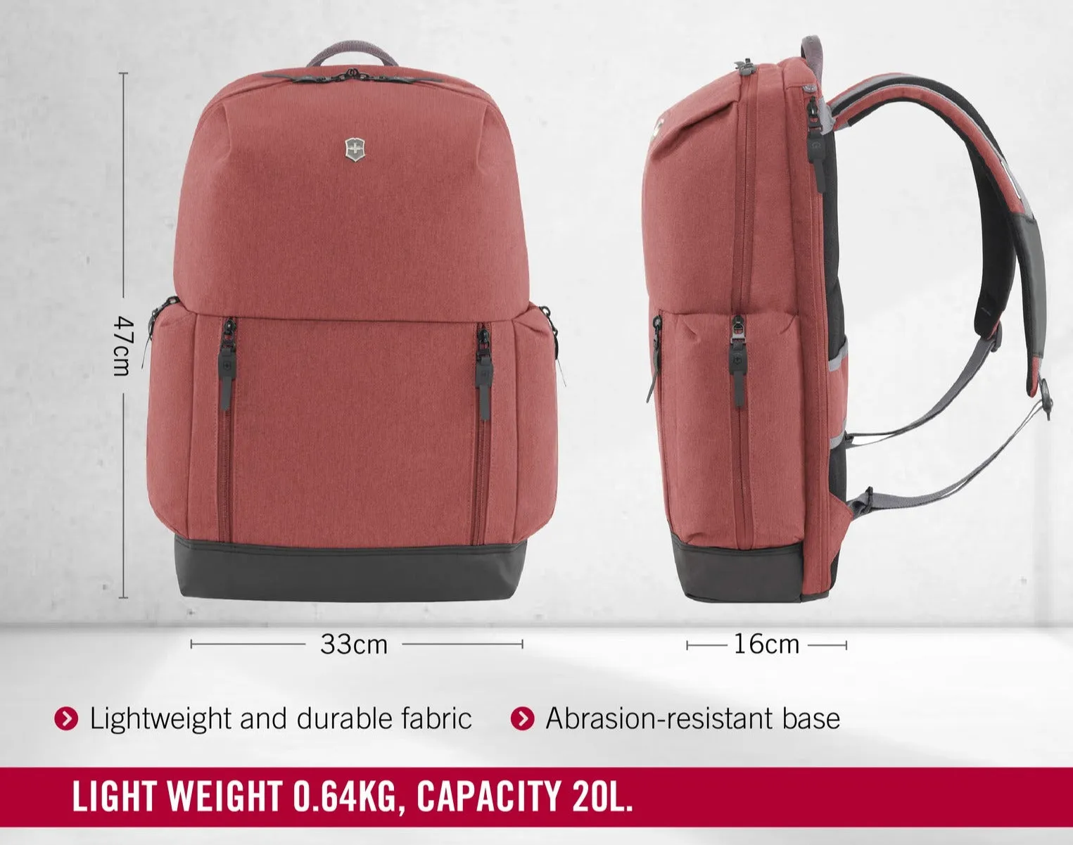 Victorinox Altmont Classic, Deluxe Laptop Backpack(Burgundy)